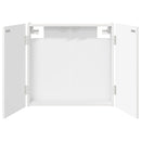 vidaXL Darts szekrény Fehér 56 x 12 x 53,5 cm Szerelt Fa