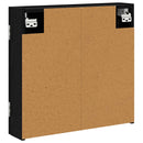 vidaXL Darts szekrény Fekete Tölgy 56 x 12 x 53,5 cm Szerelt Fa