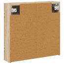 vidaXL Darts szekrény Sonoma Tölgy 56 x 12 x 53,5 cm Szerelt Fa