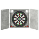 vidaXL Darts szekrény Betonszürke 56 x 12 x 53,5 cm Szerelt Fa