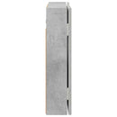 vidaXL Darts szekrény Betonszürke 56 x 12 x 53,5 cm Szerelt Fa