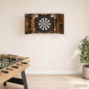 vidaXL Darts szekrény Füstös Tölgy 56 x 12 x 53,5 cm Szerelt Fa