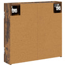 vidaXL Darts szekrény Füstös Tölgy 56 x 12 x 53,5 cm Szerelt Fa