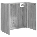 vidaXL Darts szekrény Szürke Sonoma 56 x 12 x 53,5 cm Szerelt Fa