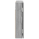 vidaXL Darts szekrény Szürke Sonoma 56 x 12 x 53,5 cm Szerelt Fa