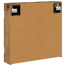 vidaXL Darts szekrény Antik Fa 56 x 12 x 53,5 cm Szerelt Fa