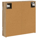 vidaXL Darts szekrény Kézműves Tölgy 56 x 12 x 53,5 cm Szerelt Fa