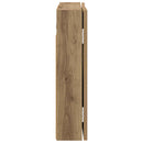 vidaXL Darts szekrény Kézműves Tölgy 56 x 12 x 53,5 cm Szerelt Fa