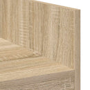 vidaXL DJ Asztal Sonoma Tölgy 102 x 45 x 102 cm Szerelt Fa