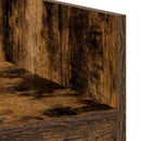 vidaXL DJ Asztal Füstös Tölgy 102 x 45 x 102 cm Szerelt Fa