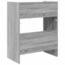 vidaXL DJ Asztal Szürke Sonoma 102 x 45 x 102 cm Szerelt Fa