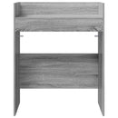 vidaXL DJ Asztal Szürke Sonoma 102 x 45 x 102 cm Szerelt Fa