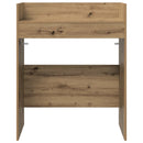 vidaXL DJ Asztal Kézműves Tölgy 102 x 45 x 102 cm Szerelt Fa
