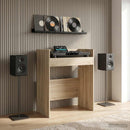 vidaXL DJ Asztal Sonoma Tölgy 82 x 45 x 102 cm Szerelt Fa