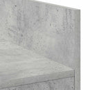 vidaXL DJ Asztal Betonszürke 82 x 45 x 102 cm Szerelt Fa