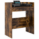 vidaXL DJ Asztal Füstös Tölgy 82 x 45 x 102 cm Szerelt Fa