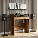 vidaXL DJ Asztal Antik Fa 82 x 45 x 102 cm Szerelt Fa