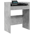 vidaXL DJ Asztal Betonszürke 62 x 45 x 102 cm Szerelt Fa