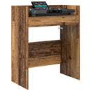 vidaXL DJ Asztal Antik Fa 62 x 45 x 102 cm Szerelt Fa