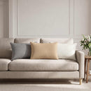 vidaXL Takaró Párna 6 db HEERLEN Krémszínű 40 x 60 cm Szövet