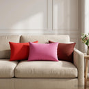 vidaXL Párna 6 db HEERLEN Piros 30 x 50 cm Poliészter