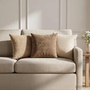 vidaXL Párna 6 db HEERLEN Tópszínű 35 x 35 cm Chenille Szövet