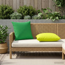 vidaXL Párna 2 db HEERLEN Fényes zöld 60 x 60 cm Poliészter