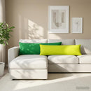 vidaXL Párna párnával HOUTEN Zöld 40 x 145 cm Poliészter
