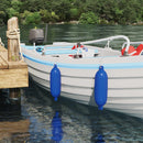 vidaXL Hajó 2 db Ø 14 x 50 cm Kék PVC