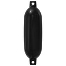 vidaXL Hajó 2 db Ø 16 x 58 cm Fekete PVC