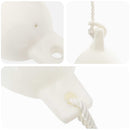 vidaXL Hajó 2 db Ø 11 x 40 cm Fehér PVC