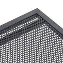 vidaXL Húzható Mesh Étkezőasztal Antracitszürke 212 x 90 x 76 cm Acél