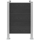 vidaXL Hulladék Gyűjtő Kerítés Szürke 85 x 85 x 115 cm