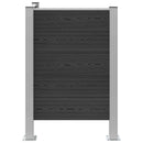 vidaXL Hulladék Gyűjtő Kerítés Szürke 85 x 85 x 115 cm