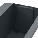 vidaXL Virágboxok euro raklapokhoz 24 pcs Szürke 36 x 13,5 x 9,5 cm