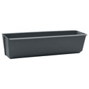 vidaXL Virágboxok euro raklapokhoz 24 pcs Szürke 36 x 13,5 x 9,5 cm