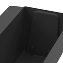 vidaXL Virágboxok euro raklapokhoz 24 pcs Fekete 36 x 13,5 x 9,5 cm