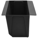 vidaXL Virágboxok euro raklapokhoz 24 pcs Fekete 36 x 13,5 x 9,5 cm