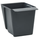 vidaXL Virágboxok euro raklapokhoz 24 pcs Szürke 13,5 x 9 x 9,5 cm