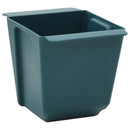 vidaXL Virágboxok euro raklapokhoz 24 pcs Zöld 13,5 x 9 x 9,5 cm