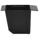 vidaXL Virágboxok euro raklapokhoz 24 pcs Fekete 13,5 x 9 x 9,5 cm