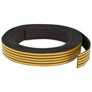 vidaXL Öntapadó ablak tömítés Fekete 8 x 2 mm 25 m EPDM hab