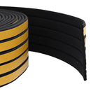 vidaXL Öntapadó ablak tömítés Fekete 9 x 3 mm 50 m EPDM hab