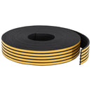 vidaXL Öntapadó ablak tömítés Fekete 9 x 4 mm 100 m EPDM hab