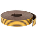 vidaXL Öntapadó ablak tömítés Barna 9 x 4 mm 12 m EPDM hab