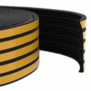 vidaXL Öntapadó ablak tömítés Fekete 15 x 8 mm 50 m EPDM hab
