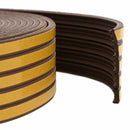 vidaXL Öntapadó ablak tömítés Barna 15 x 8 mm 50 m EPDM hab