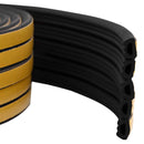 vidaXL Öntapadó ablak tömítés Fekete 10 x 6 mm 25 m EPDM hab