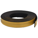 vidaXL Öntapadó ablak tömítés Fekete 10 x 6 mm 25 m EPDM hab