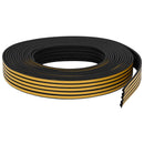 vidaXL Öntapadó ablak tömítés Fekete 9 x 6 mm 50 m EPDM hab